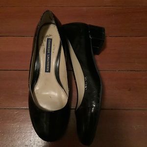 Chinese Laundry black patent heels size 6